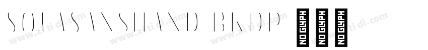 SofaSansHand BkDP字体转换